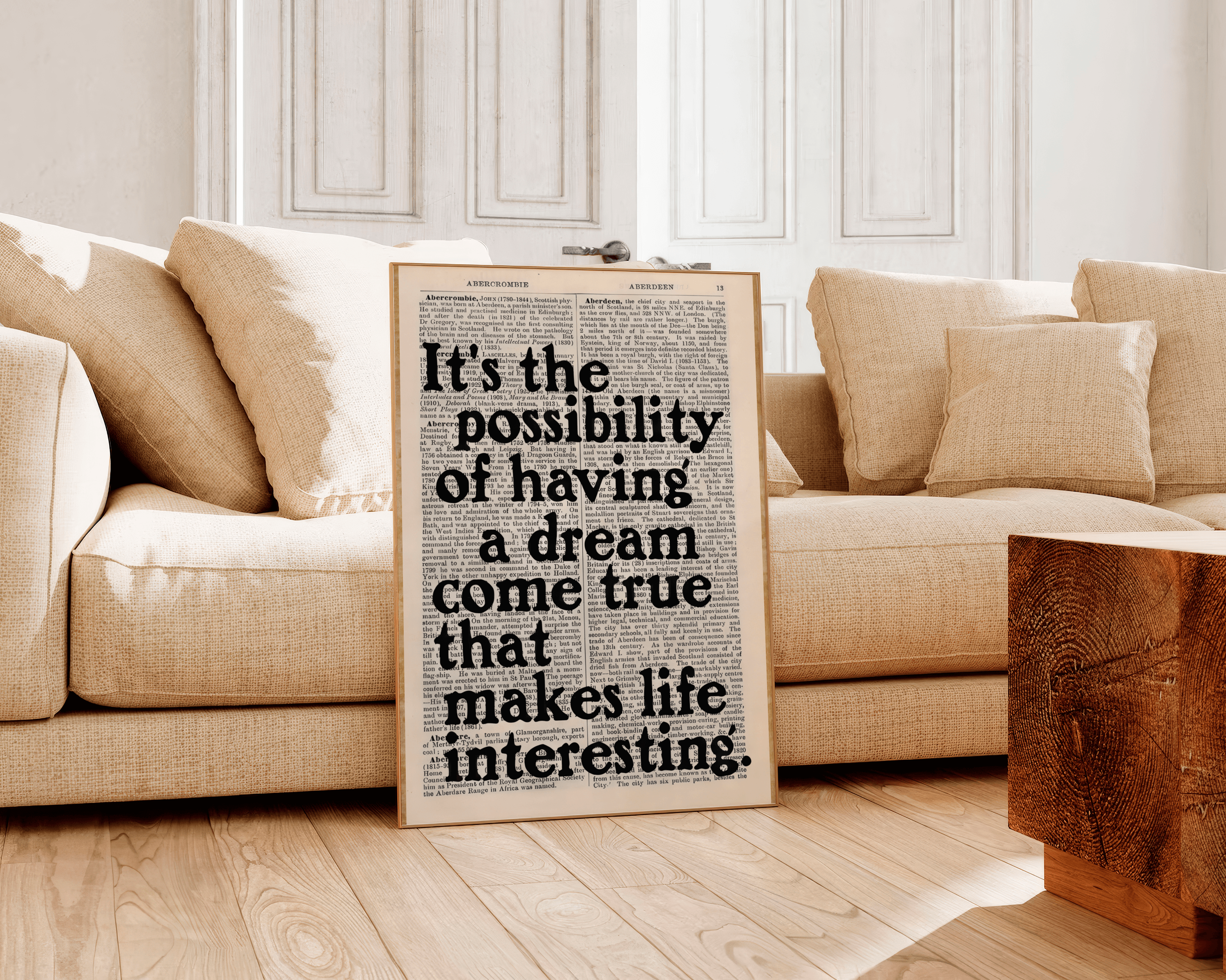 Dream Old Dictionary Print