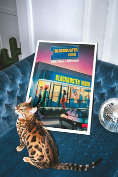 Pubblicità retrò di Blockbuster Video | Poster 