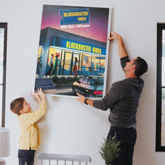 Pubblicità retrò di Blockbuster Video | Poster 