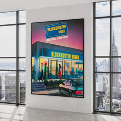 Pubblicità retrò di Blockbuster Video | Poster 