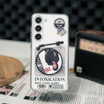 Custodia girevole in vinile per Samsung Galaxy, regalo UNICO per gli amanti della musica, regalo nostalgico anni '90, vinile personalizzato fai da te, CD retrò, custodia vintage personalizzata per telefono